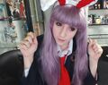 Cosplaying Reisen Udongein Inaba from Touhou Project